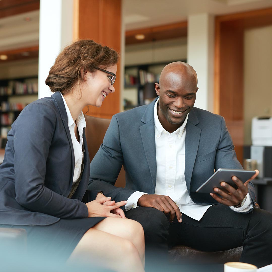 Business people having a meeting