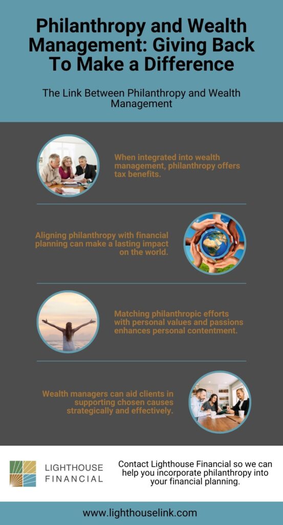 how philanthropy and wealth management are linked