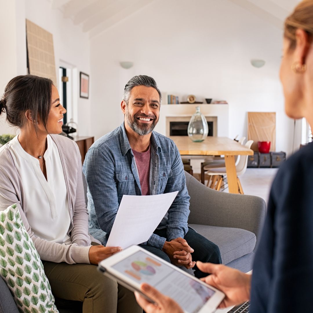 Meeting with a professional wealth advisor