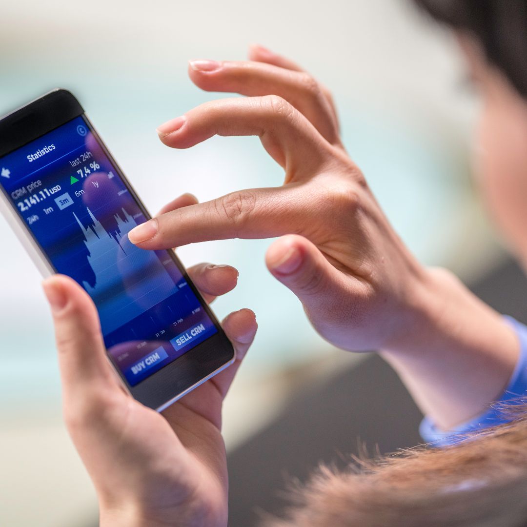 investing in stocks on an app